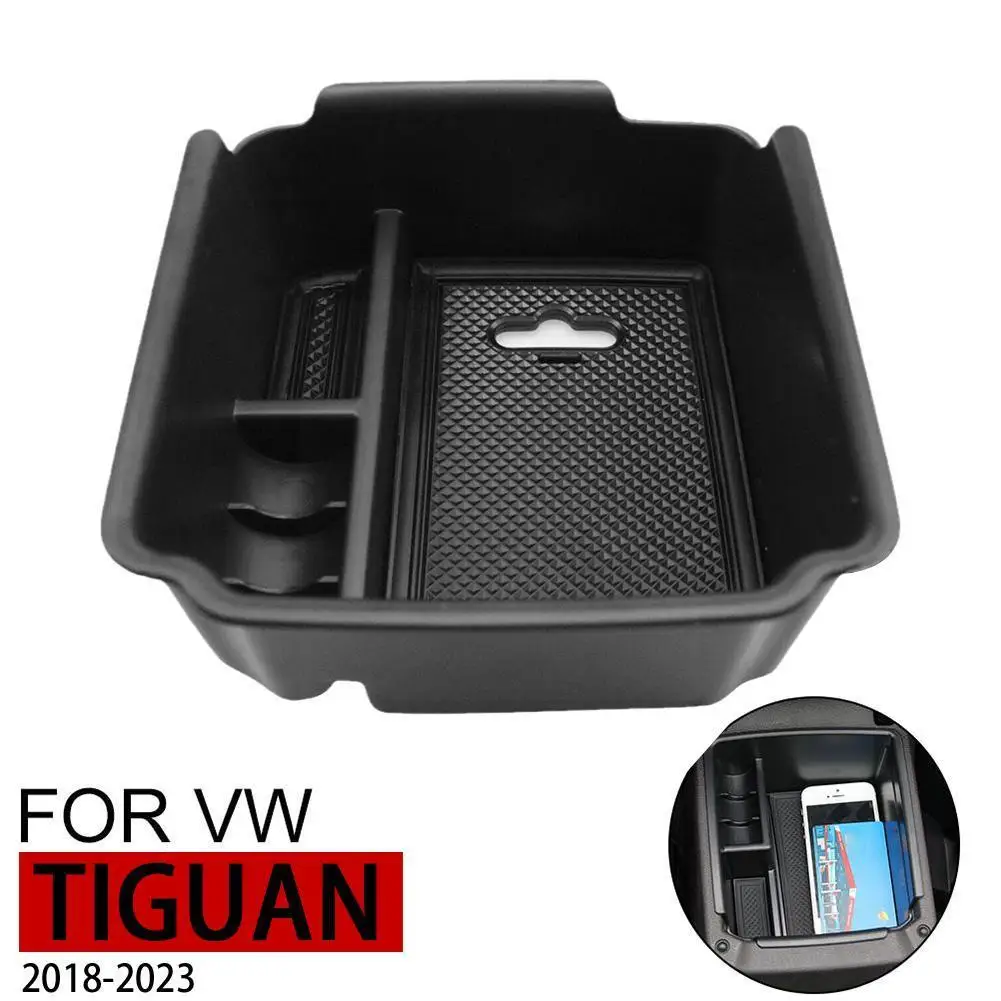 

For VW Tiguan 2018-2023 Car Center Console Armrest Box Organizer Storage Accessories Interior Car D2B6