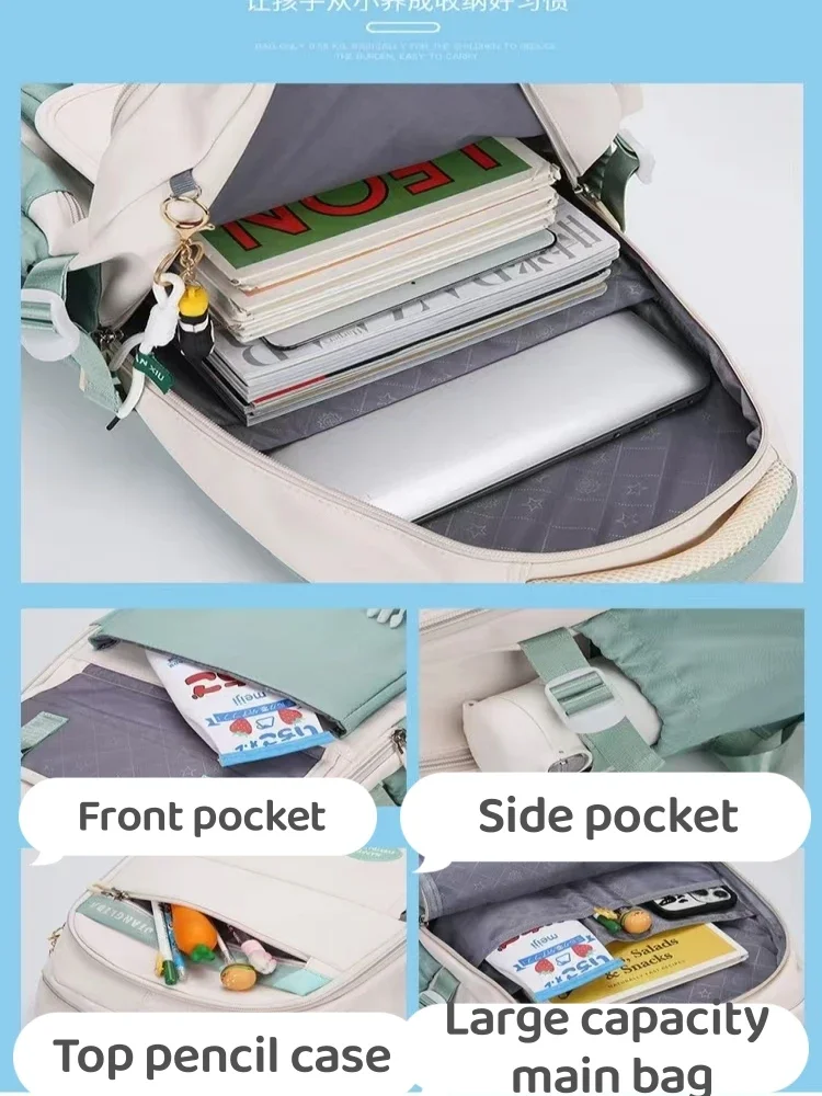 Schoolbag Beautiful Girl goes to School and Goes to Work Shoulder Bag for Young People TLarge-capacity Travel business bag