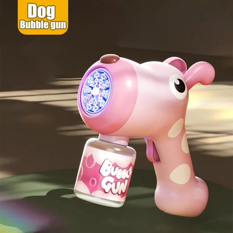 dog bubble gun