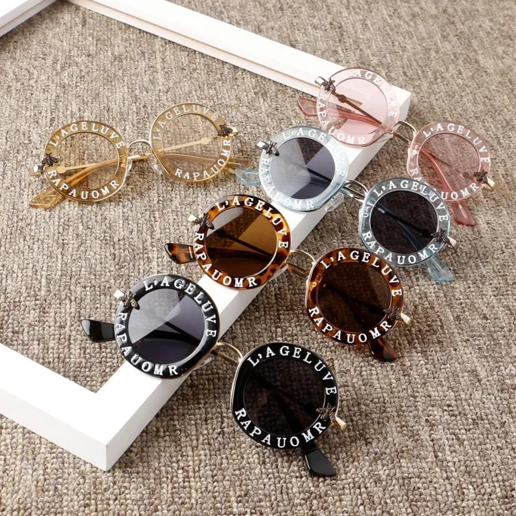 Children Sunglasses Girl Baby Boy Summer Round Frame 0-8T Korean Version Fashion Photography Props kids sunglasses