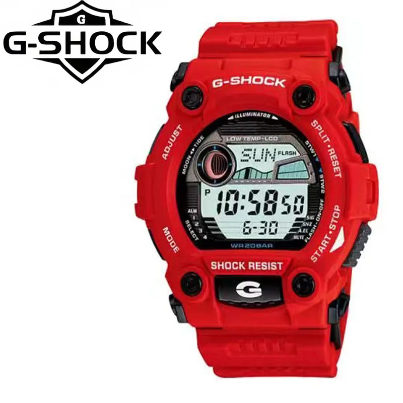 

Мужские часы G-SHOCK Series, кварцевые наручные часы, повседневные роскошные Цифровые часы GA-7900 для мужчин.