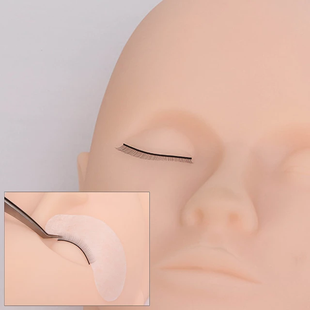 Soft Silicone Cosmetology Mannequin Head For Makeup/Grafting Eyebrow  Design/ Massage / Practice Face Painting Doll Model