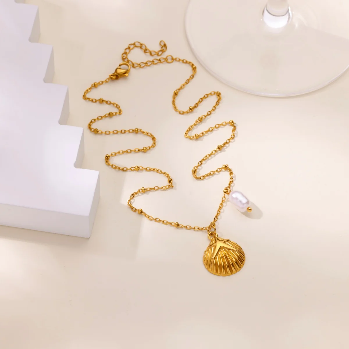 Shell Stainless Steel Necklaces For Women Necklace