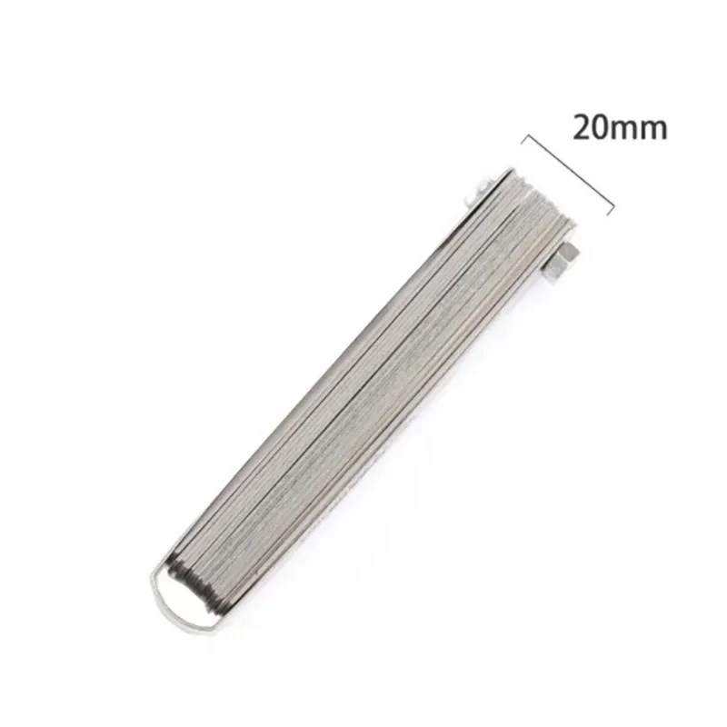 89A32 Feeler Gauge Portable Durable Various Specifications Arc Stainless Steel Feeler Gauge Gap Rangefinder 1pc feeler gauge