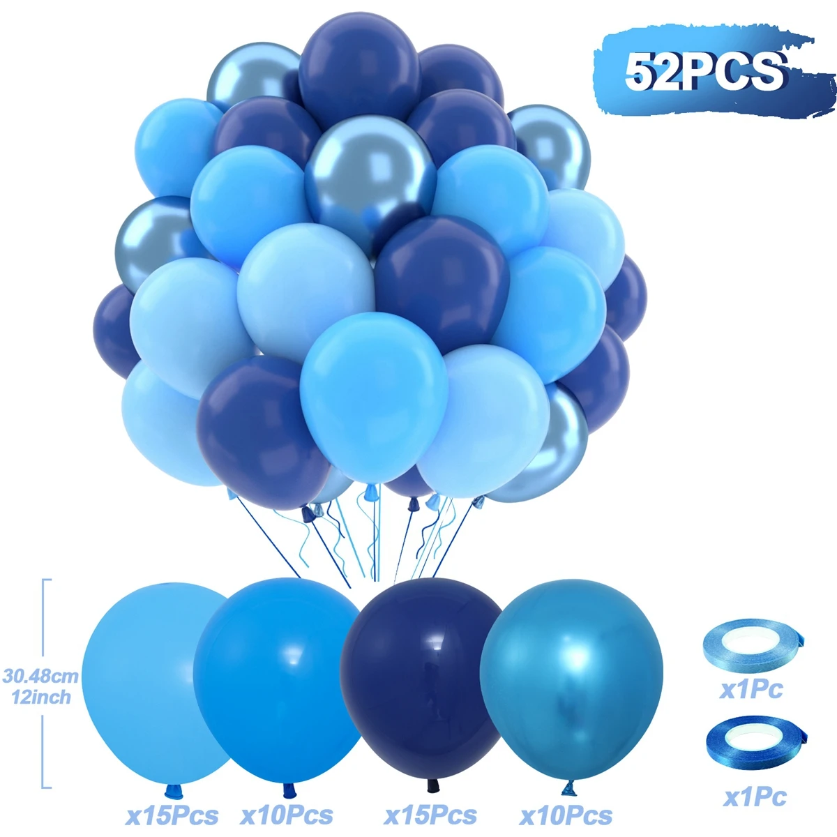 Globos metálicos de látex perlado, confeti dorado, para cumpleaños, bodas, baby showers y decoración de fiestas, 31, 36, 37, 51 y 101 unidades.