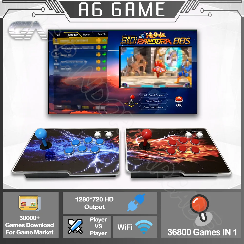 Pandora 30000-in-1 アーケード ゲーム Amazon.com: 【30000 Games in 1】 Arcade Game Console ,Pandora