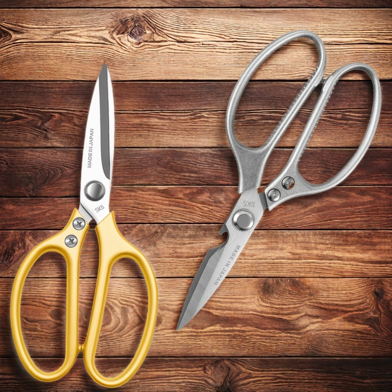 3 PCS Kitchen Scissors Stainless Steel Multifunction Chicken Bone Scissor Egetable Cutting Forbici Pizza Can Opener Shear Tools