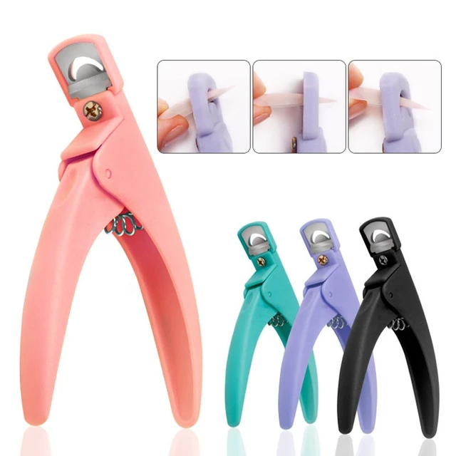 1pcs Nail Capsule Cutter U-Shaped False Acrylic Tips Scissors