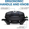 Portable Electric Grill, Black, 1500 Watts, 285 in² (1839 cm²) Cooking Area, Cast Iron Grids, Temperature Gauge 4
