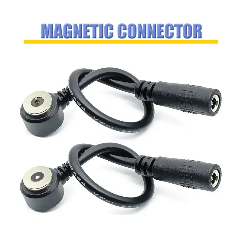 Conector Magnético Macho e Fêmea Cabo de Carregamento Sucção Magnética Adaptador Conectores de Alimentação 24awg 1.3 mm Dc35135 10 mm