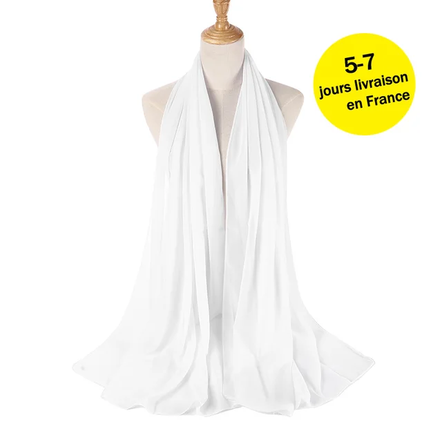 women plain bubble chiffon scarf hijab wrap printe solid color shawls headband women hijabs scarves/scarf 60 colors COLOR 19
