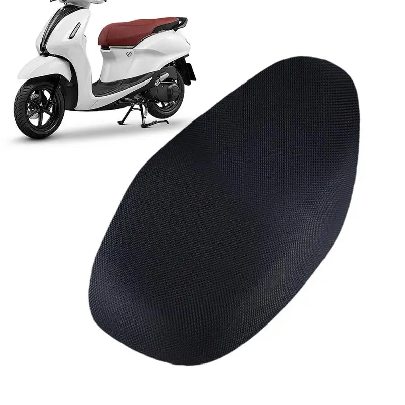 

Чехол для мотоциклетного сиденья, удобные чехлы на сиденья, защита от солнца, сетчатый 3D-чехол с Сотами, охлаждающая подушка для сиденья, нескользящий