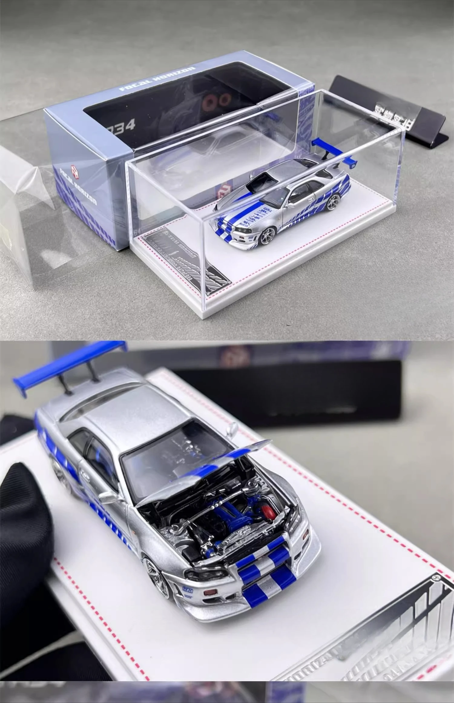 FOCAL HORIZON GTR R34 ミニカー 予約 Focal Horizon FH 1/64 日産 スカイライン Skyline GT-R