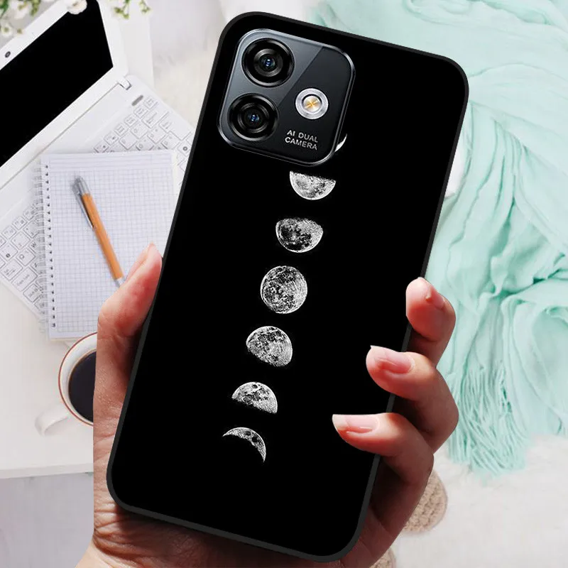 Soft TPU Silicone Shockproof Phone Case Bumper - 6.52 Protective Cover
