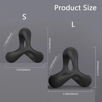 Penis Cock Ring on for Men Delay Ejaculation Erection Sex Shop Toys for Couple Sextoy Penisring Man Dick Enlarger Rings 4