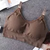 Soutien-gorge sans couture pour femme, à couvrance complète, sans armatures, respirant, confortable pour le sommeil, le running et le fitness