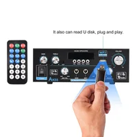 AK55 HiFi Digital Amplifier Channel 2.0 Bluetooth Surround Sound AMP Max Power 90Wx2 Speaker for Home Car BT 5.0 Audio AMP