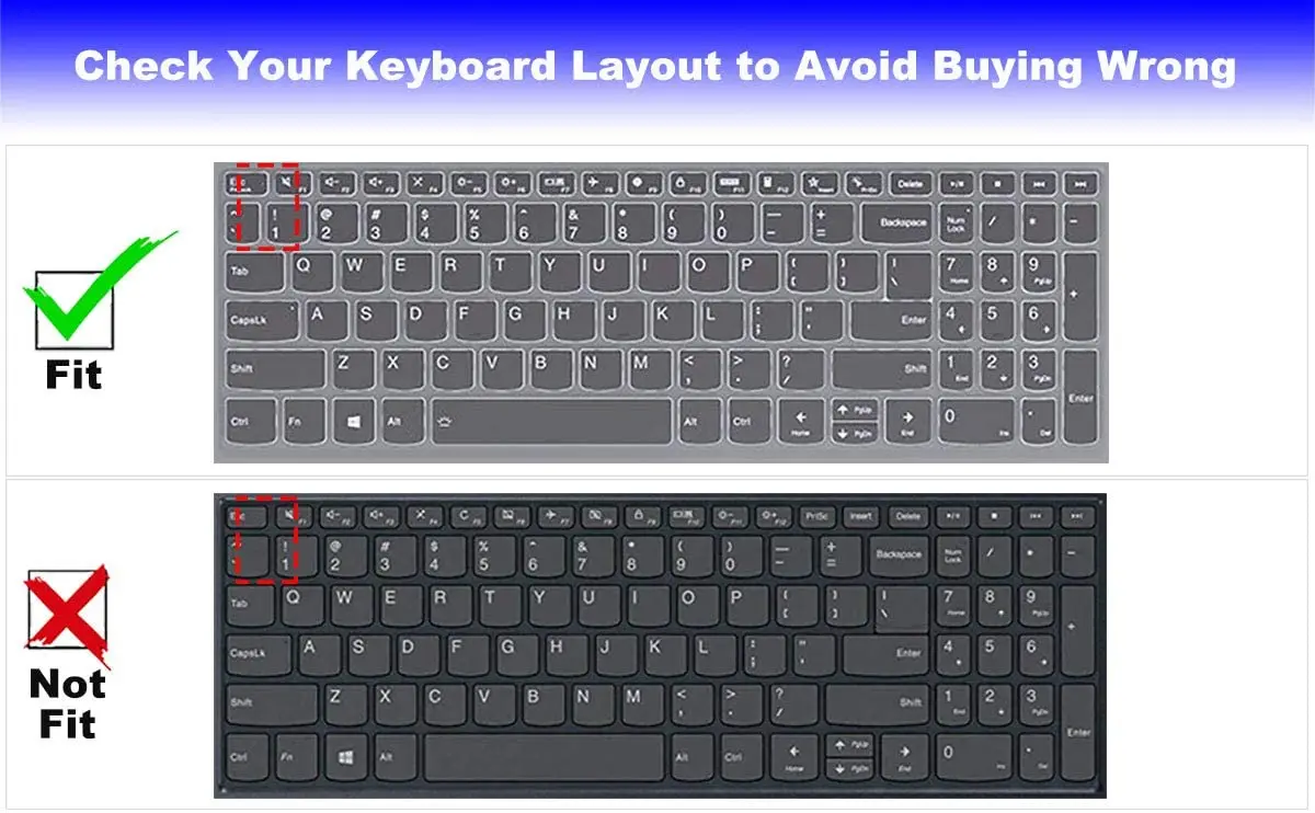 for Lenovo IdeaPad Slim 3 15IRU8 15ABR8 15AMN8 15IAN8 Gen 8 2023 IdeaPad Slim 3 3i 15.6 inch  laptop Keyboard Protector cover