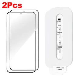 9H Hardness Tempered Glass Screen Protector with Easy Installation Tool - Full Cover - S26 (2Set)