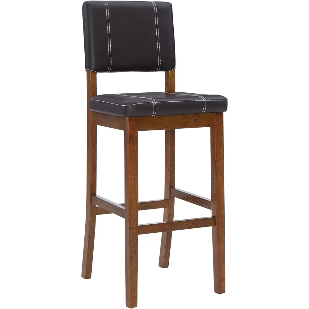 

Linon Home Decor Milano Bar Stool, 30-Inch