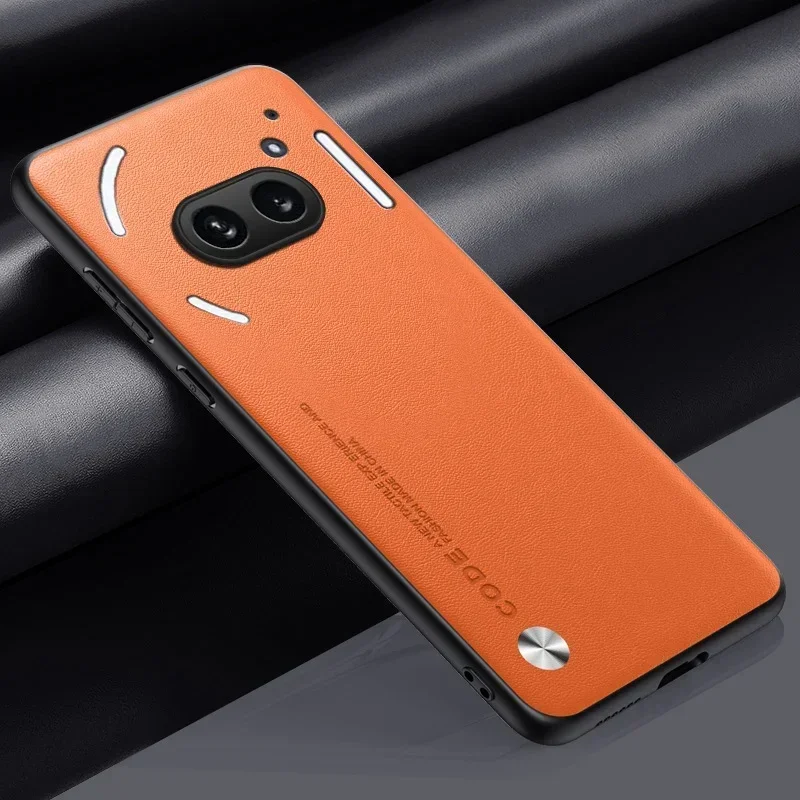 Carbon Fiber PU Leather Matte Anti-Shock Plain Case