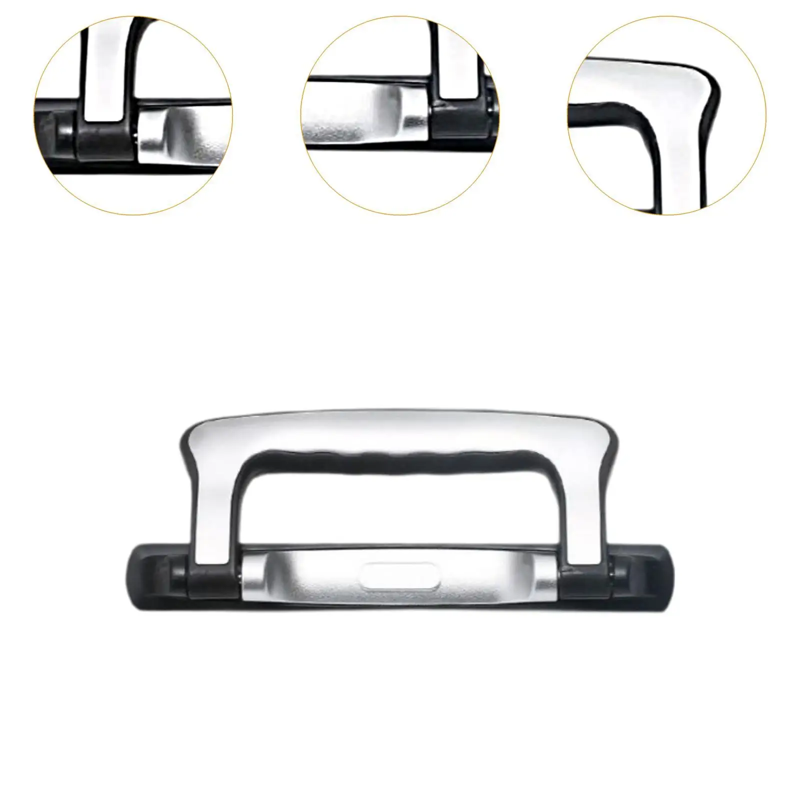Luggage Trunk Handle Portable Wear Resistant Repairing with Mounting Screw