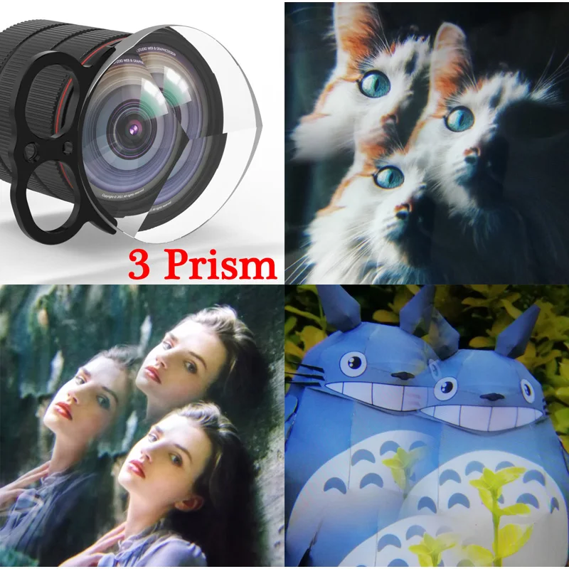 Description Picture 3 of itemKnightX Kaleidoscope Prism Special Effects Lens Filter for Camera all smartphones Mobile Phone lente Iconic Brand UV ND CPL lentes de