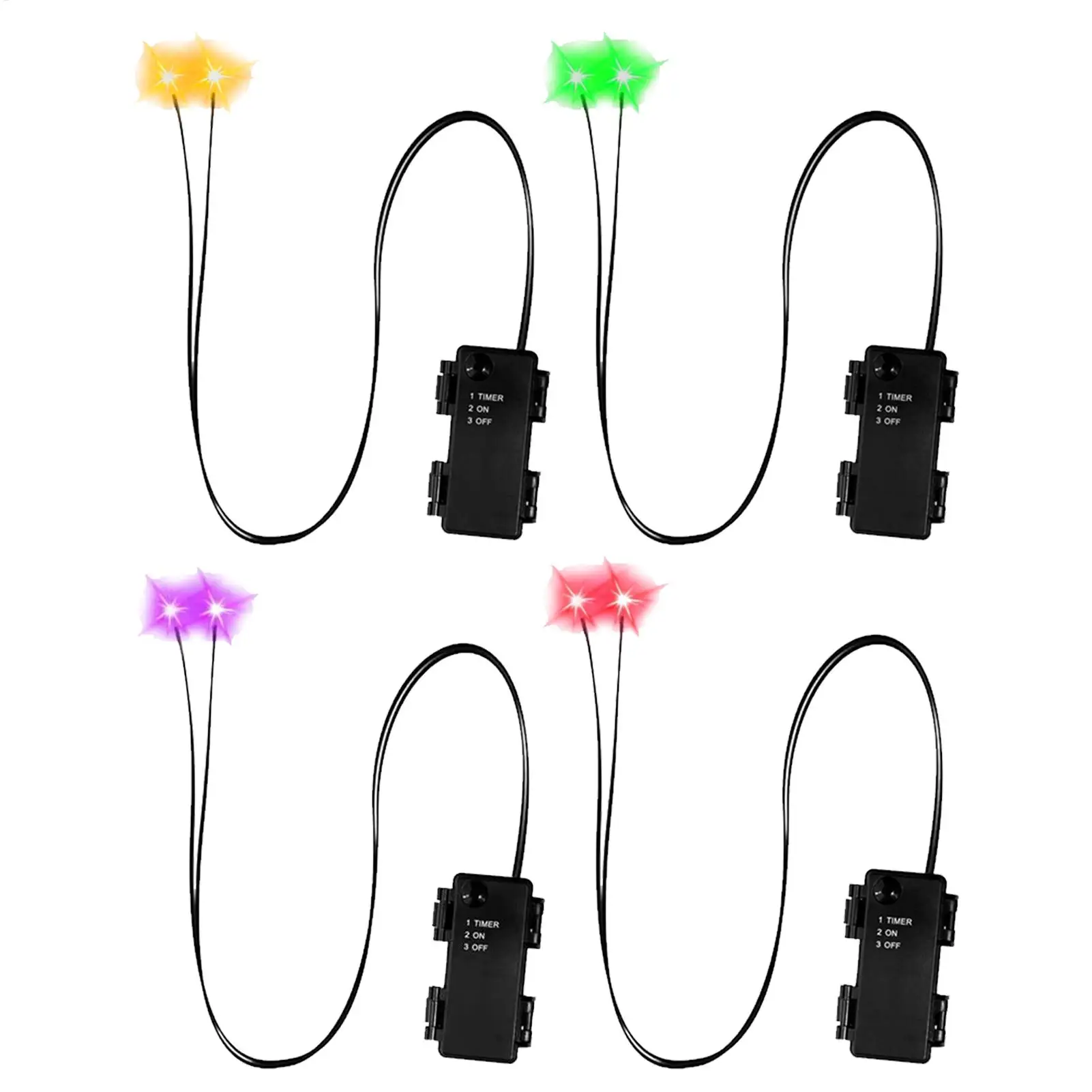 Light Up Eyes Halloween Glowing Eye Lights For Pumpkins With Timer LED Props Spooky Decorations For Outdoor Skeleton Halloween