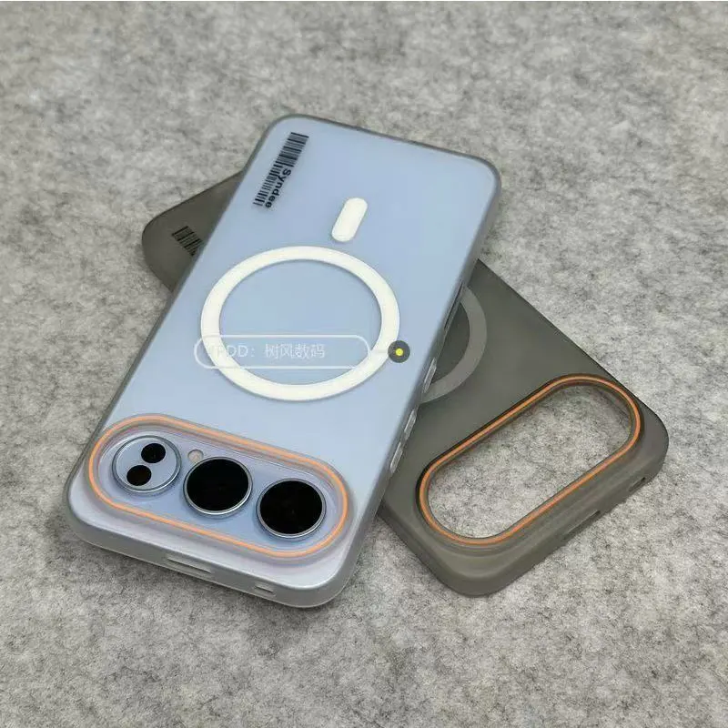 Matte Hard PC Phone Case with Magsafe Wireless Charging and Shockproof Bumper for For Honor 500 Pro