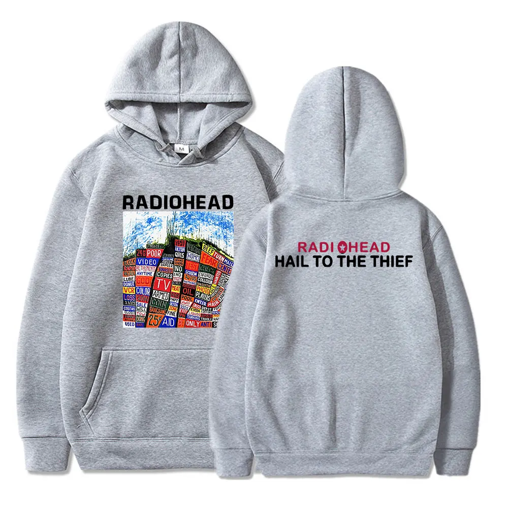 Vintage Rock Band Radiohead Hoodie Hail To The Thief