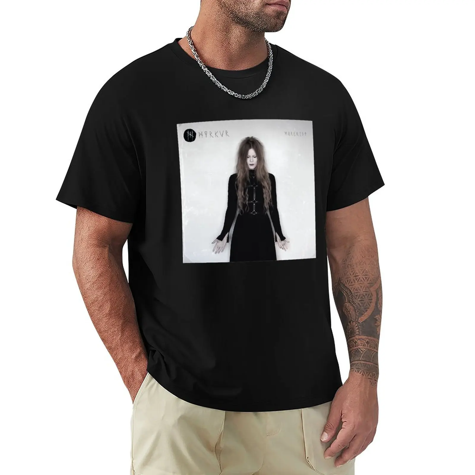 

Myrkur Mareridt T-Shirt boys animal print graphics vintage heavy weight t shirts for men