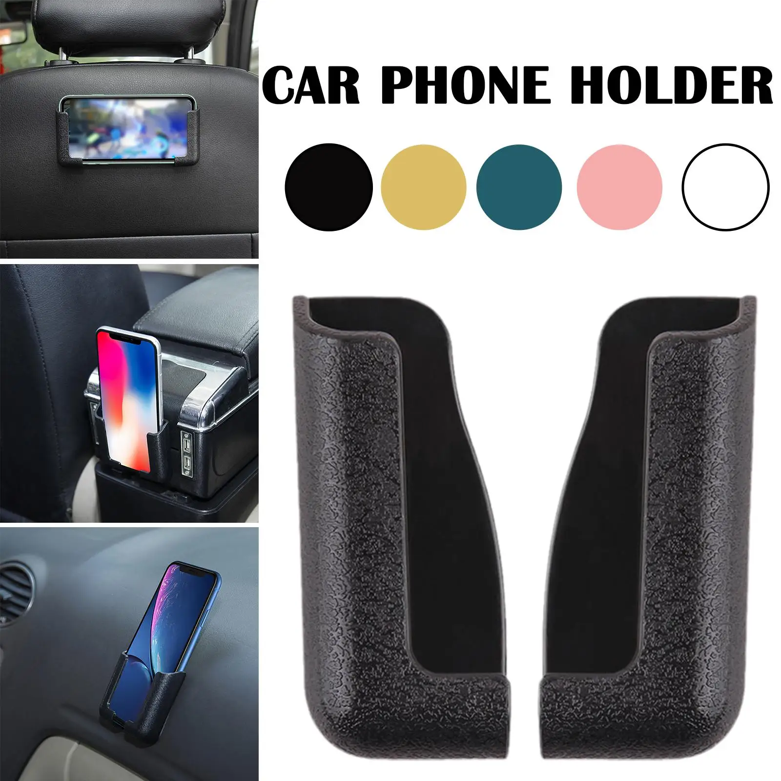 Adhesive Multifunctional Car Phone Holder - Easy-Install Navigation Mount