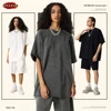 ZODF 2025 Men Summer Heavy Weight Washed 330gsm Cotton T-shirt Unisex High Street Distressed Holes Oversized T Shirts Tee HY0984 3