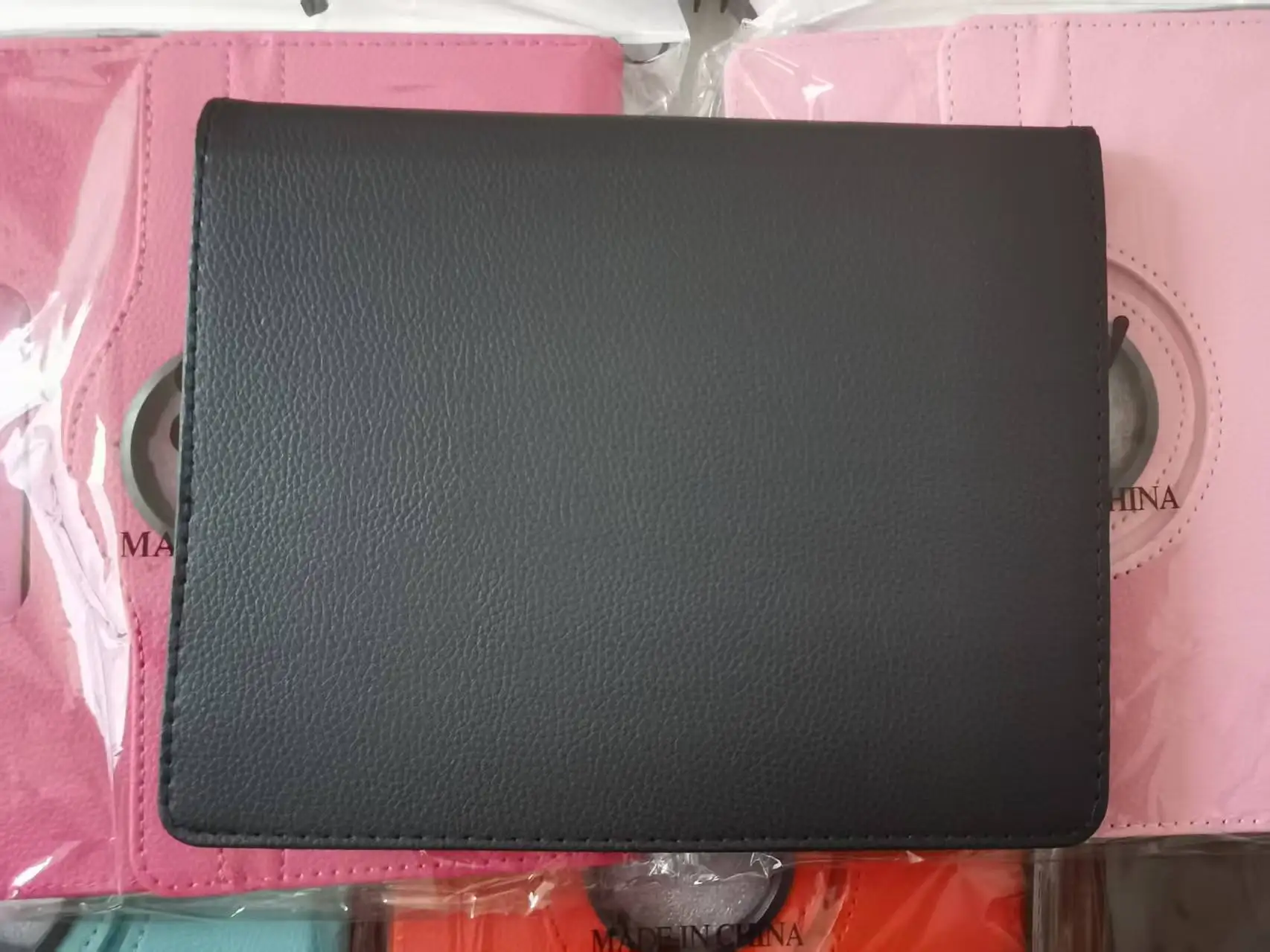 7-8-9-10-Zoll-Tablet-PC-Schutzhülle für iPad mit Litchi-Muster, universeller Ständer, um 360 Grad drehbar, aus Leder – Detail 6