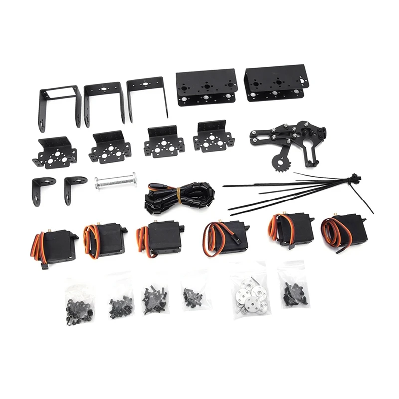 ABZZ-6DOF Robot Mechanical Arm Clamp Claw Kit DOF Manipulator Industrial Grade Manipulator For Robotics 4