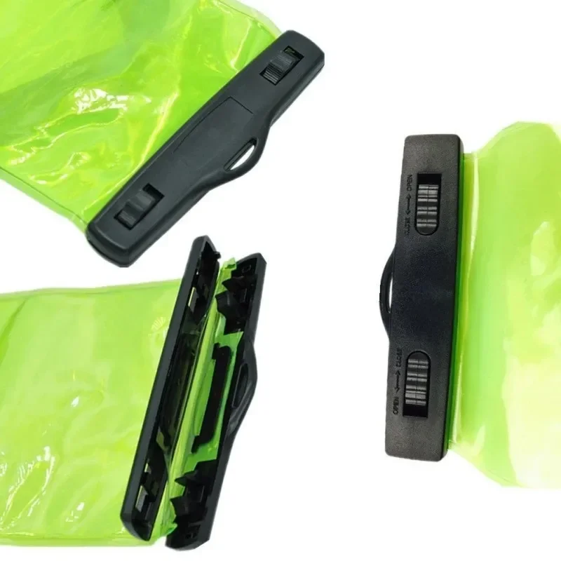 Portable PVC Waterproof Bag Case Pouch for Walkie Talkie Two-Way Radios Adjustable Strap Protector Cover Holder with Lanyard