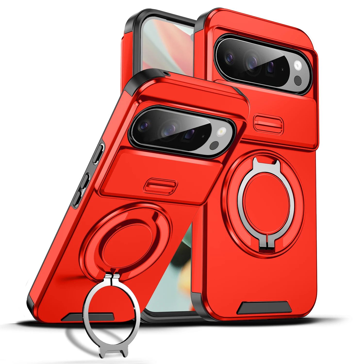 Magnetic Bracket Sliding Window Anti-Fall Phone Case