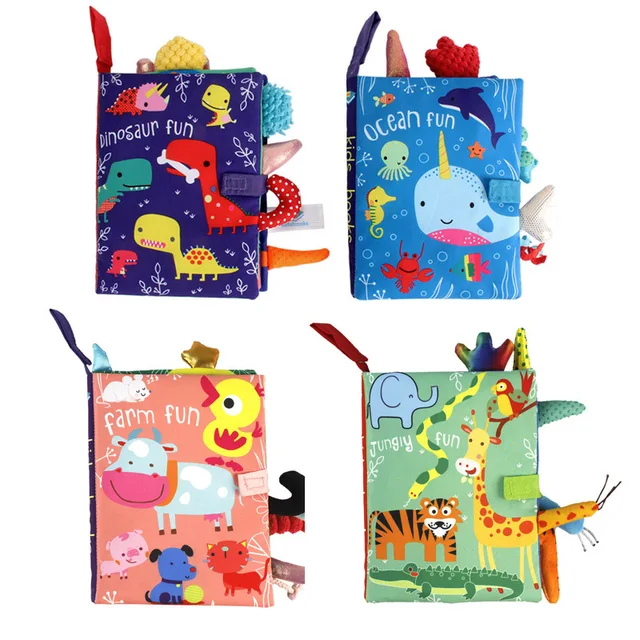 Soft Baby Cloth Book Toys: A Sensory and Educational Adventure for Newborns