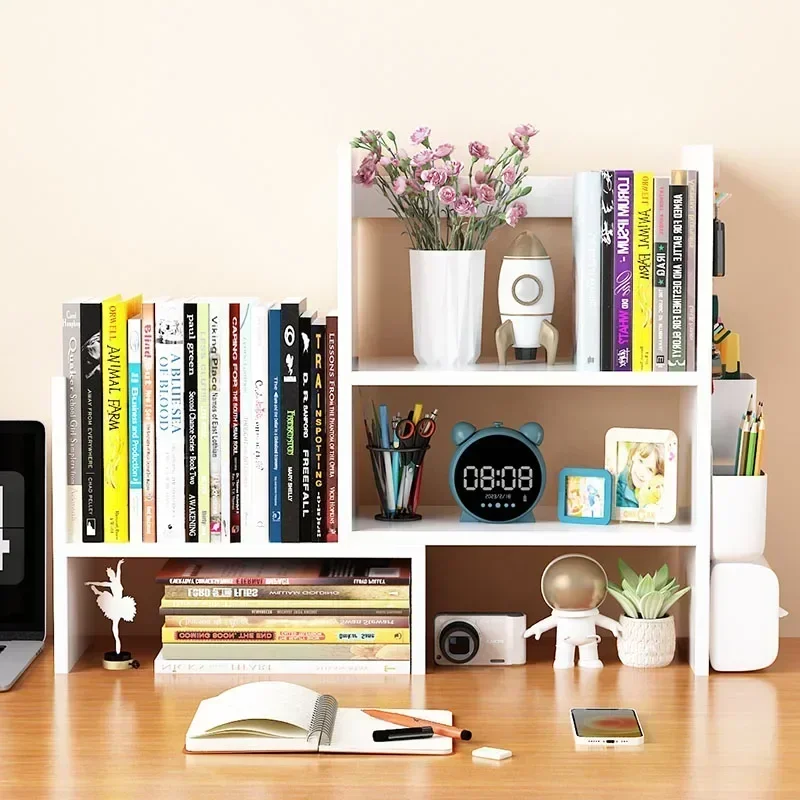 Modular Office Magazine Holder Desk Organizer Mini Small Book Bookcase Children Porte Revue Bois Furniture Bookcase