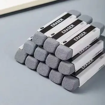 6PCS Frosted Sand Erasers 1