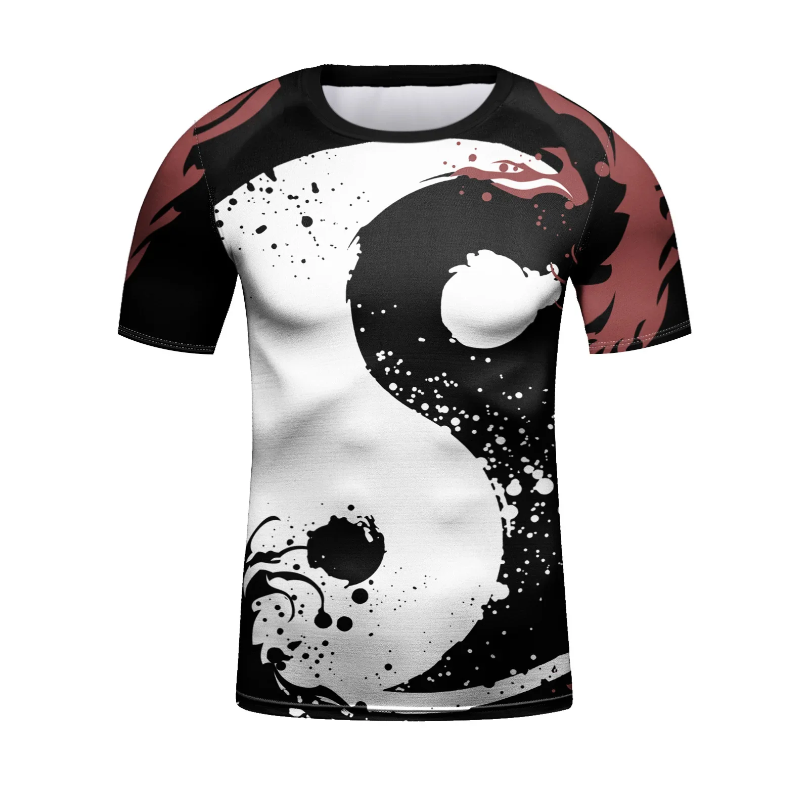 Kid's Compression Short Sleeve T Shirt MMA Boxing Training