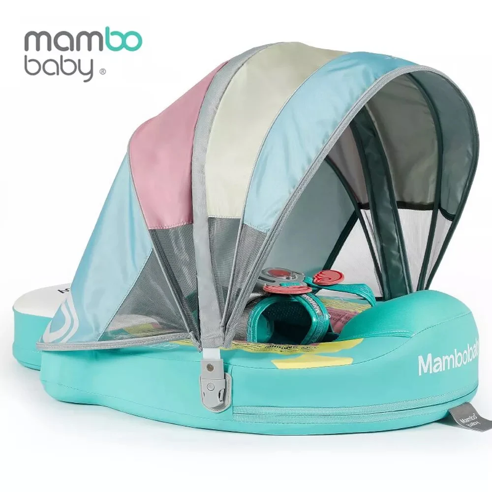 Mambobaby Solid Non-inflatable Newborn Baby Waist Float Lying Swimming Ring Pool Toys Swim Ring Swim Trainer For Infant Swimmers