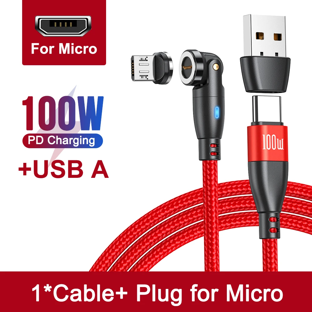 ตัวเลือกสินค้า สายชาร์จ USB Type-C 5A ชาร์จเร็วสำหรับมือถือและโน้ตบุ๊ก