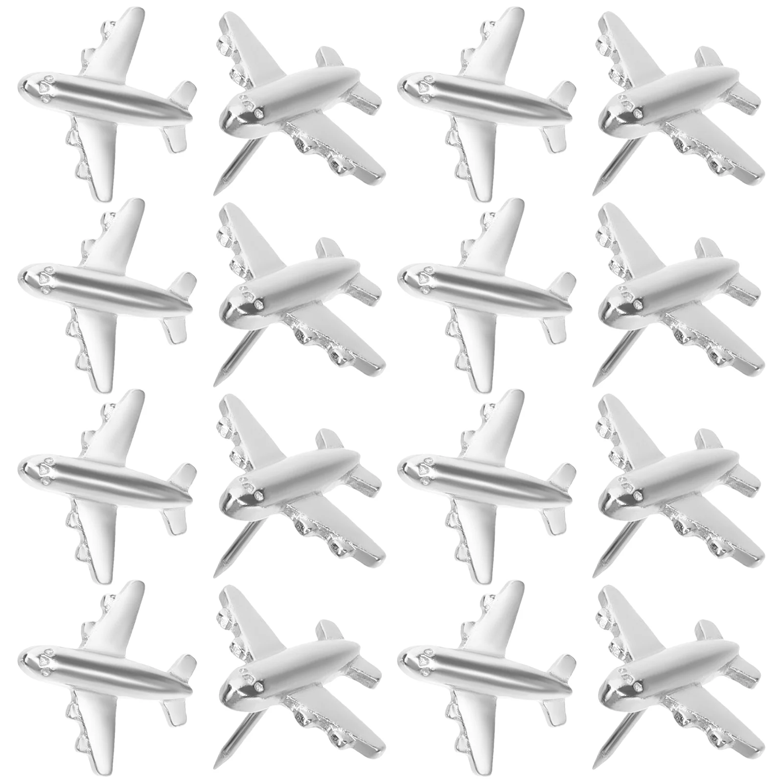 

Steel Needle Office White Board Aircraft Pushpin Cute Board Decorate Postcard Drawing Pin Thumb Tacks Airplane Pushpins