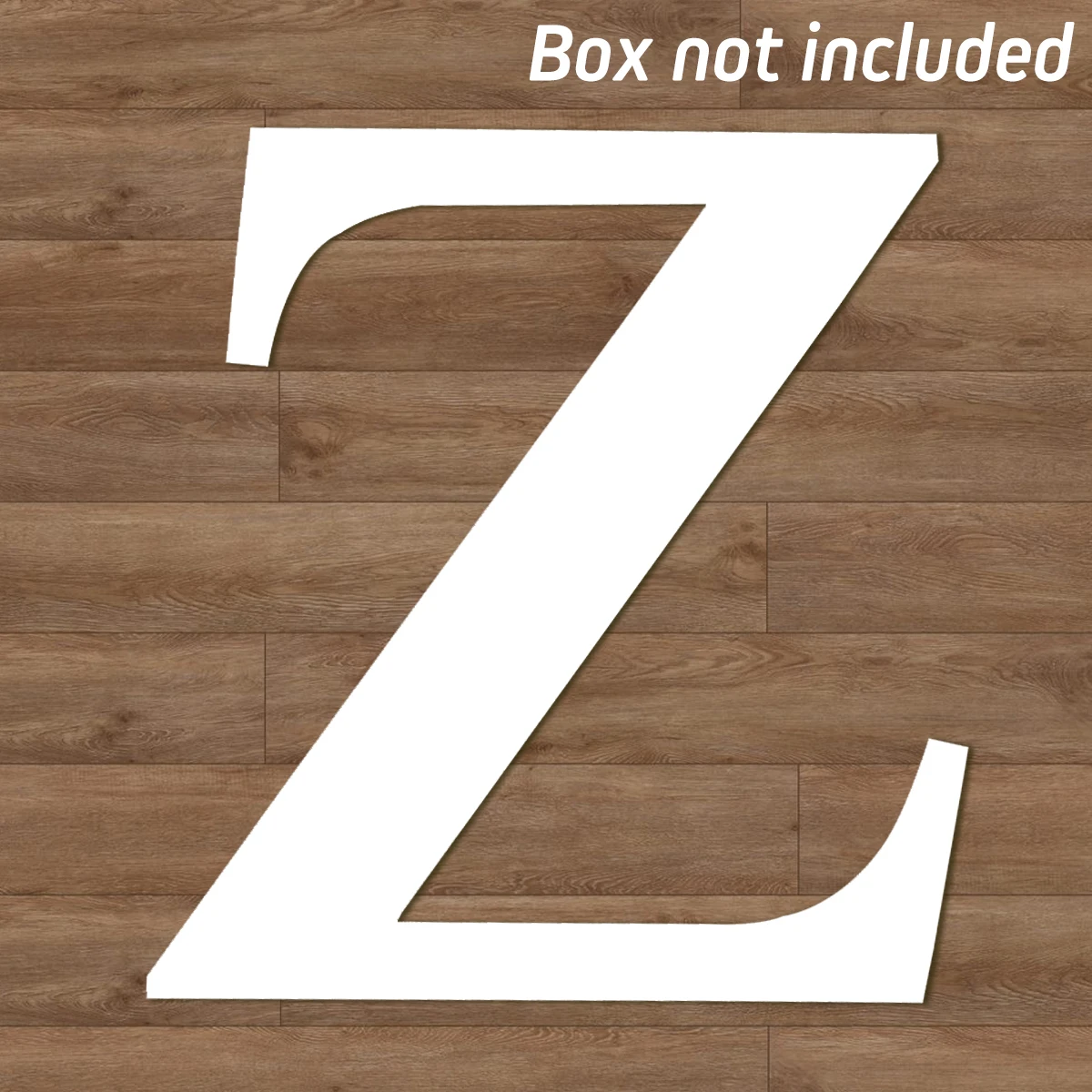 letter Z no box