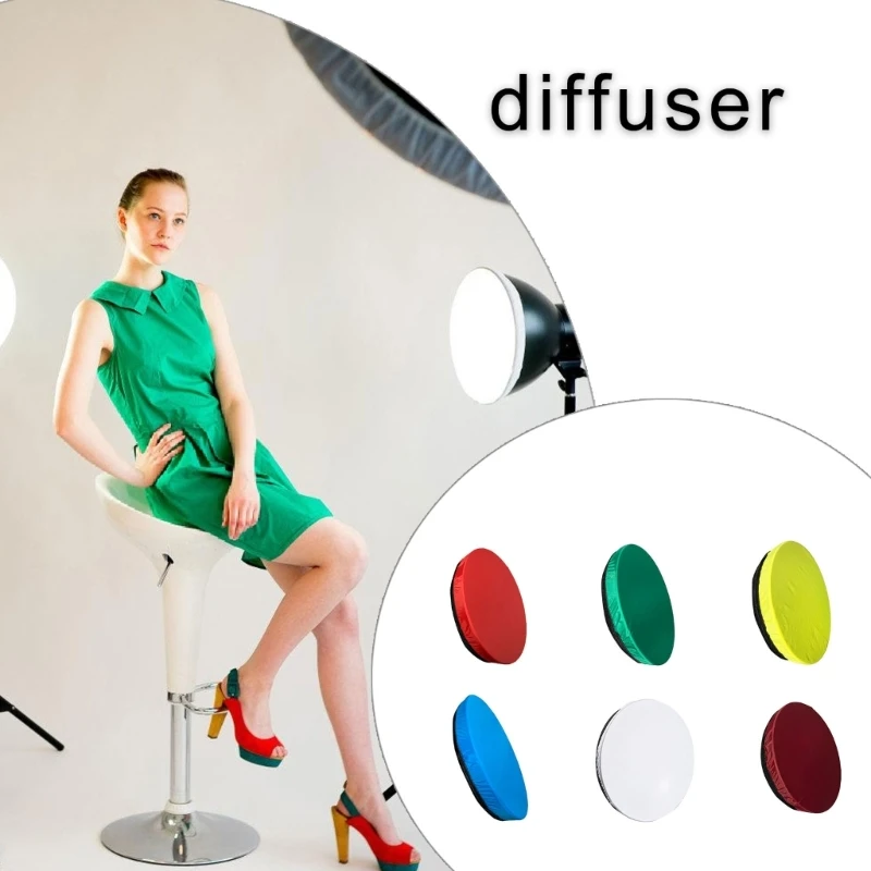 Flash Diffuser Soft Light Diffuser Sock Studio Mount Standard Reflectors Photography Flashing 18cm Soft Light Protective Cover