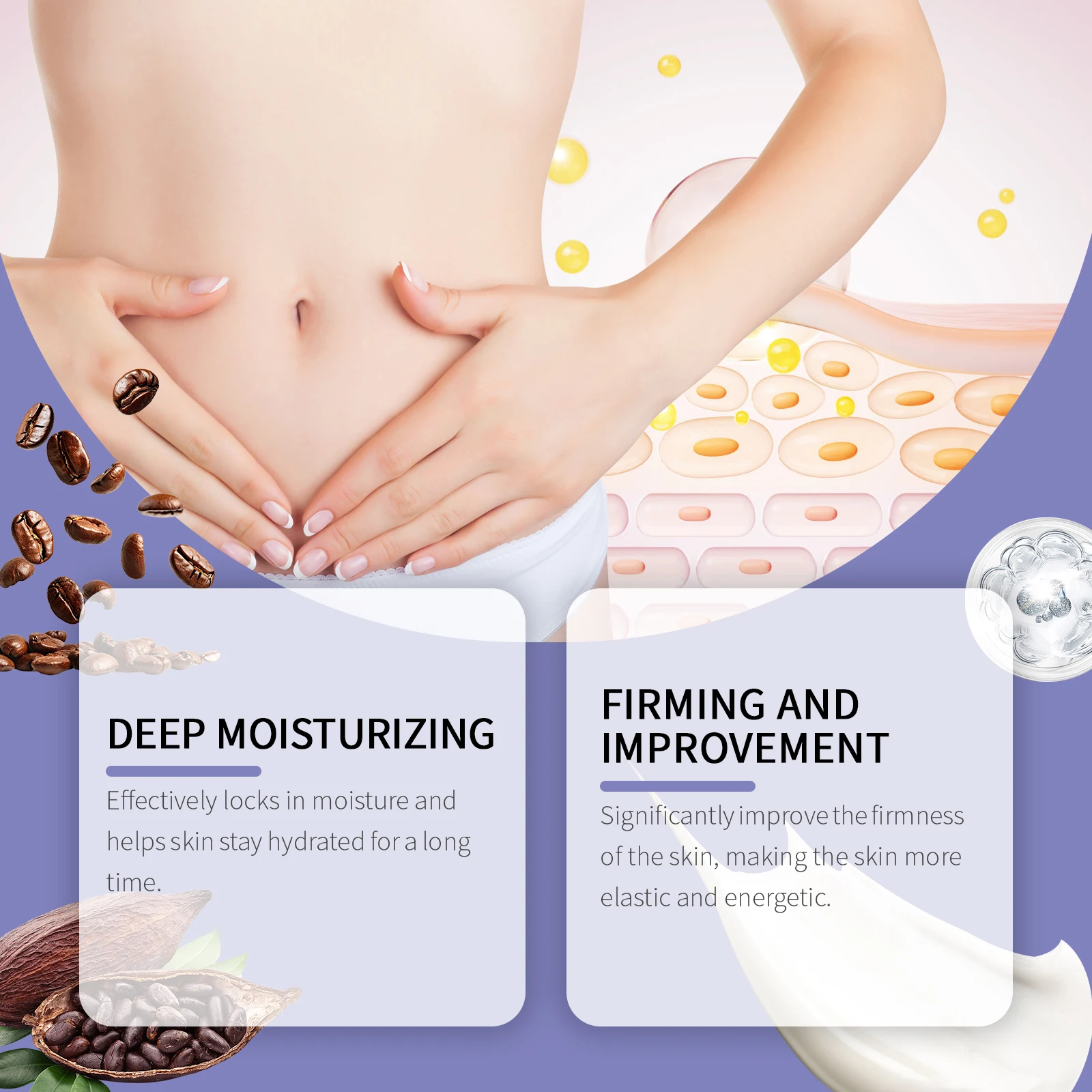 Firming Neck Cream Anti-Aging Smoothing Wrinkles Fine Lines Improves Crepey Skin Moisturizing Hyaluronic Acid Tightening Lotion