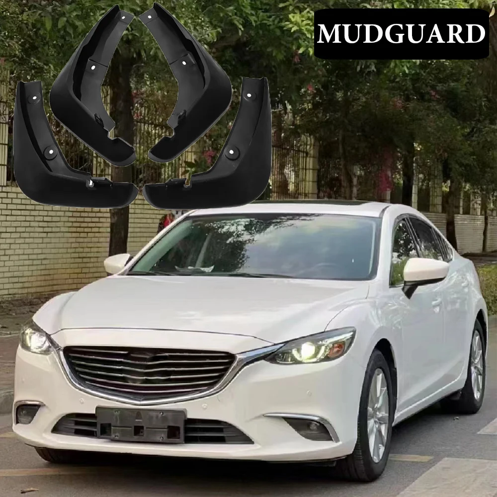 

Брызговики для Mazda 6 (GJ) Atenza 2013-2017 2018 2019 2020 2021, 4 шт.