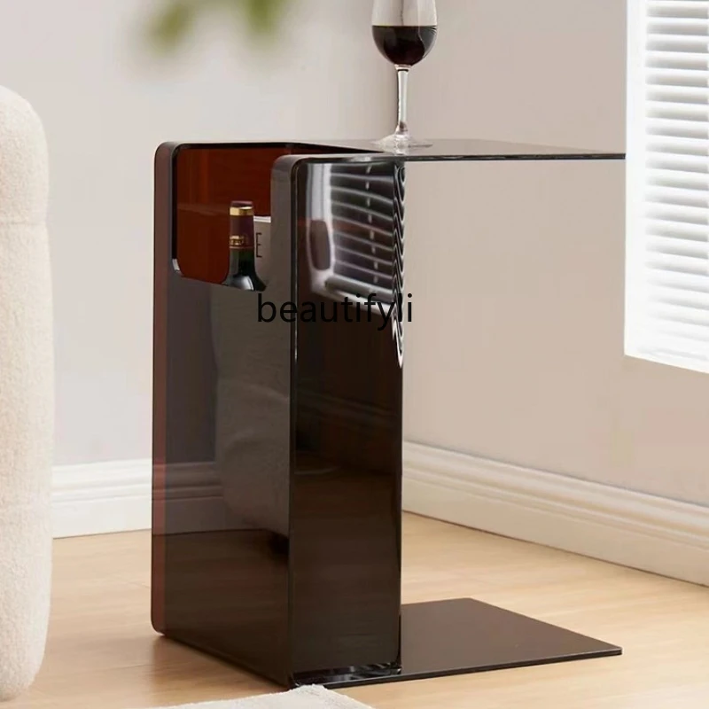 

Home Sofa Side Several Living Room Acrylic Art Small Coffee Table Square Table Movable