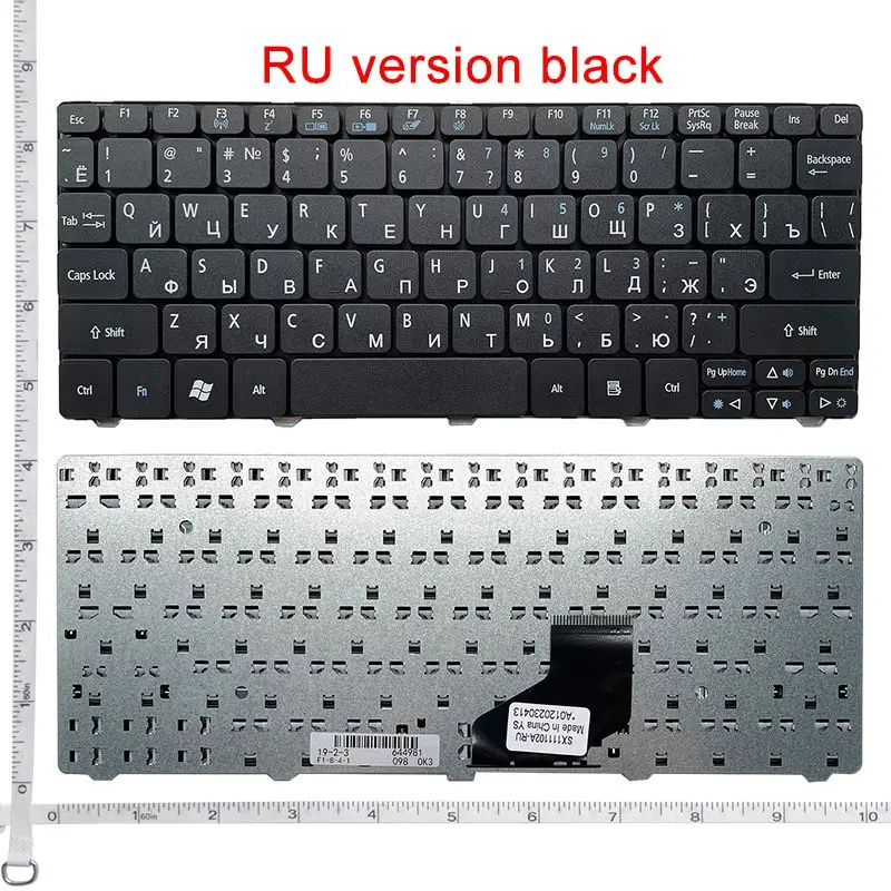 

Russian Keyboard for Acer Aspire One AO532 AO532H AOD532H PAV70 NAV70 ZH9 PAV01 PAV50 laptop RU Black